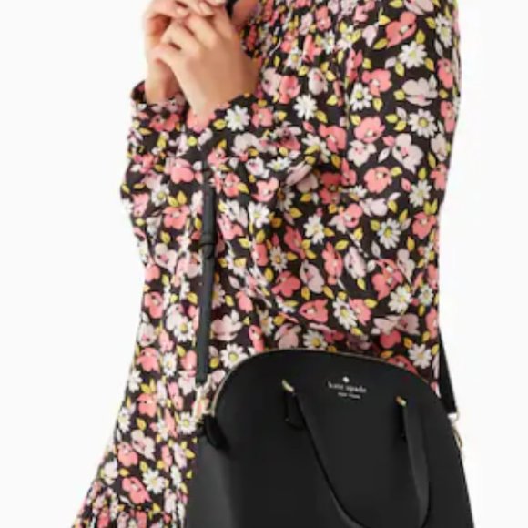 Kate Spade Dome Satchel in Black saffiano leather - Picture 11 of 12